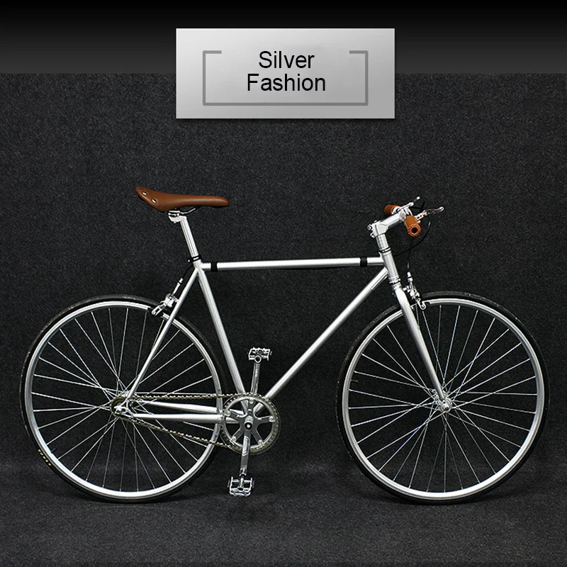 Best 700c Road Bicycle Double Disc Brake Single Speed 7 Speed Men and Women Retro Fashion High end 0