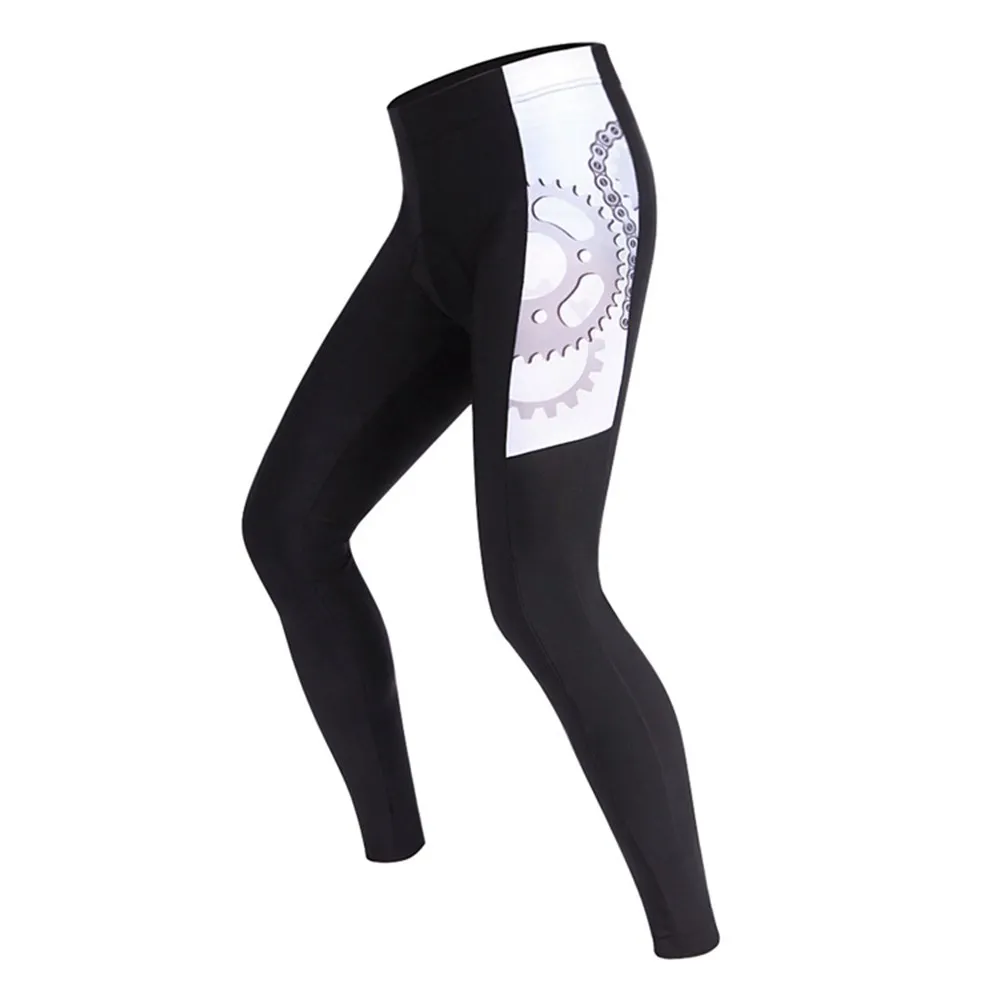 WOSAWE Breathable Full Length Bicycle Cycling Pants Gel Padded MTB Bike