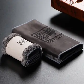

Magical Absorbent Kung Fu Tea Ceremony Cleaning Cotton Fiber Cloth Towel 29x18cm Grey
