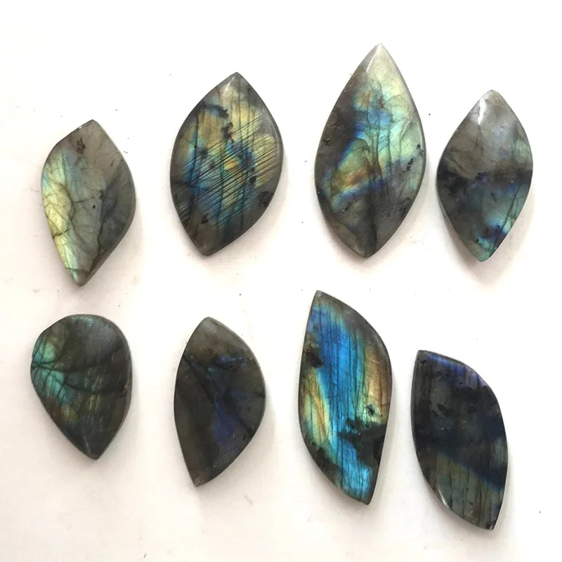 random Естественный неправильной формы кристалл кулон из Лабрадорита лунный камень Sunstone духовная медитация для самостоятельного изготовления ювелирных изделий украшения случайный - Окраска металла: random