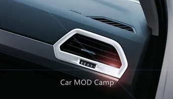 

Left Hand Drive! For VW Volkswagen Tiguan 2017 2018 ABS Matte Interior Side Air Vent Outlet Cover Trim 2pcs Car Styling