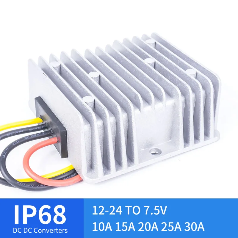 DC 12 24V до 7 5 V 10A 15A 20A 25A 30A понижающий преобразователь регулятор напряжения для