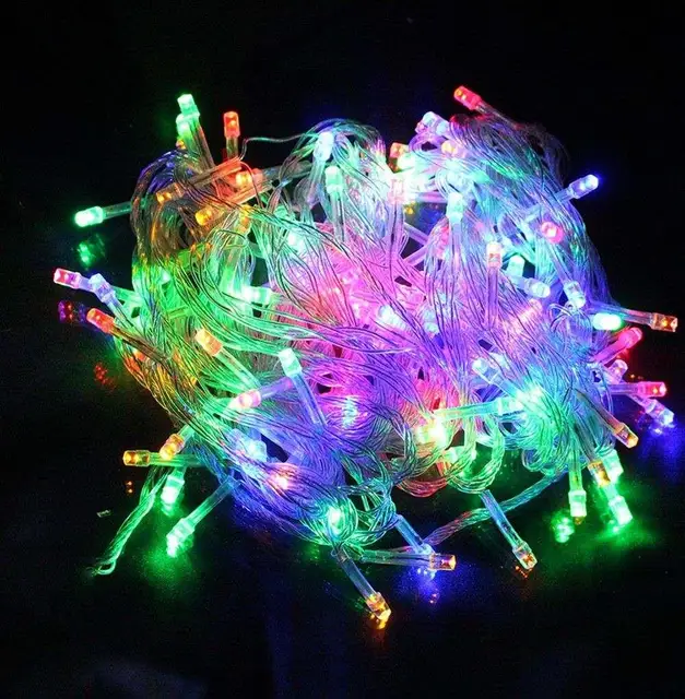 10M 100 Bright LED Lights String Indoor Outdoor LED Party Lights Xmas