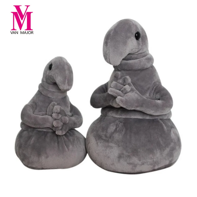 New Arrivals Waiting Plush Toy Zhdun Meme Tubby Gray Blob Zhdun Plush font b Doll b