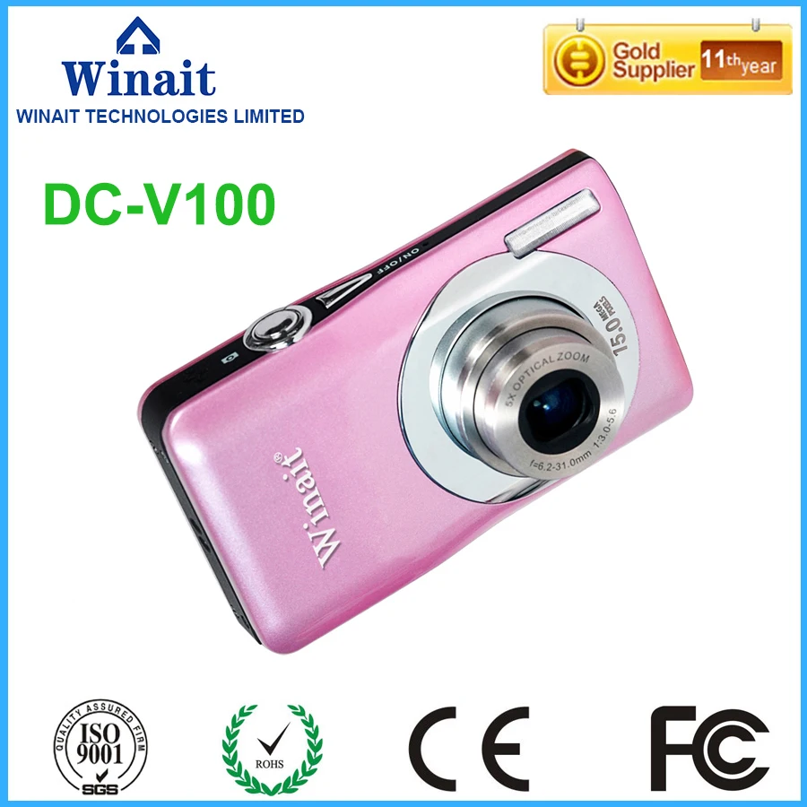 

Hot Sale Max 15mp 2.7" LCD Screen Camera Digital 5.0MP CMOS Anti-Shake Foto Camera DC-V100 32GB SD Card Slot Digital Camcorder
