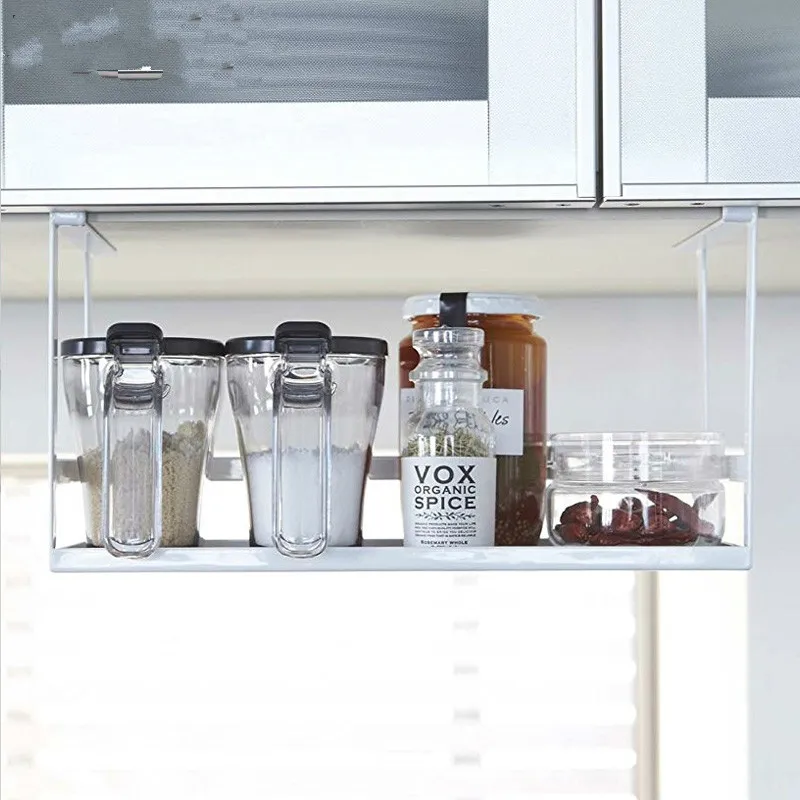  Kitchen rack without perforating seasoning rack shelf kitchen pendant multifunctional kitchen condi - 32921663236