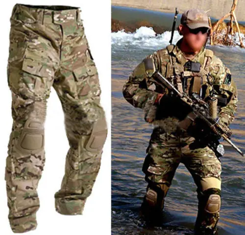 tactical military combat pants bdu airsoft knee paintball army pads gear gen multicam clothes gen3 hunting battle protective clothing emerson