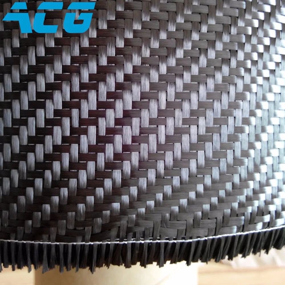 wholesale 3K real carbon fiber fabrics 200GSM 100m A gradein Fabric