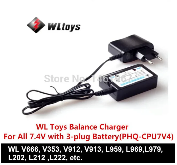Зарядное устройство WLToys для WL V666 V353 V913 V912 L959 L969 L202 Радиоуправляемый вертолет и