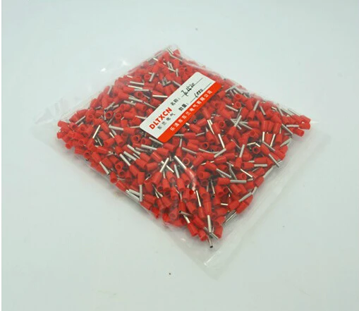 

200pcs 4AWG 25mm2 bootlace Ferrules for E25-16 Tubular terminal connector