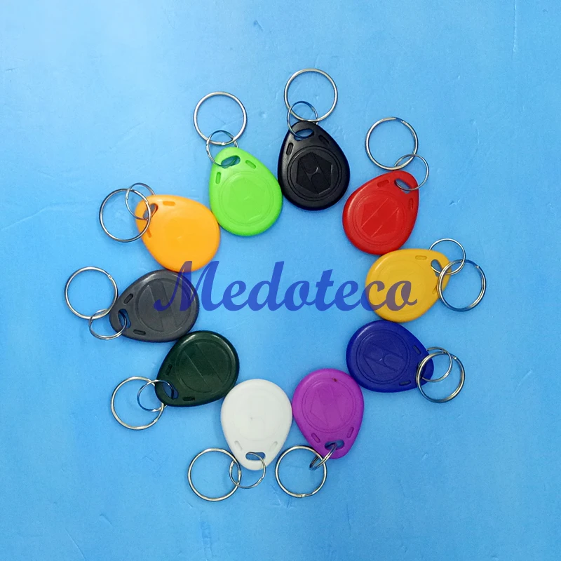 10 шт./лот EM4305 копия перезаписываемая EM ID брелоки RFID тег ключ кольцо карта 125 кГц