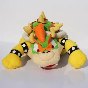 

10" 25cm Super Mario Bros Bowser Koopa Soft Stuffed Plush Doll Toy With Tag