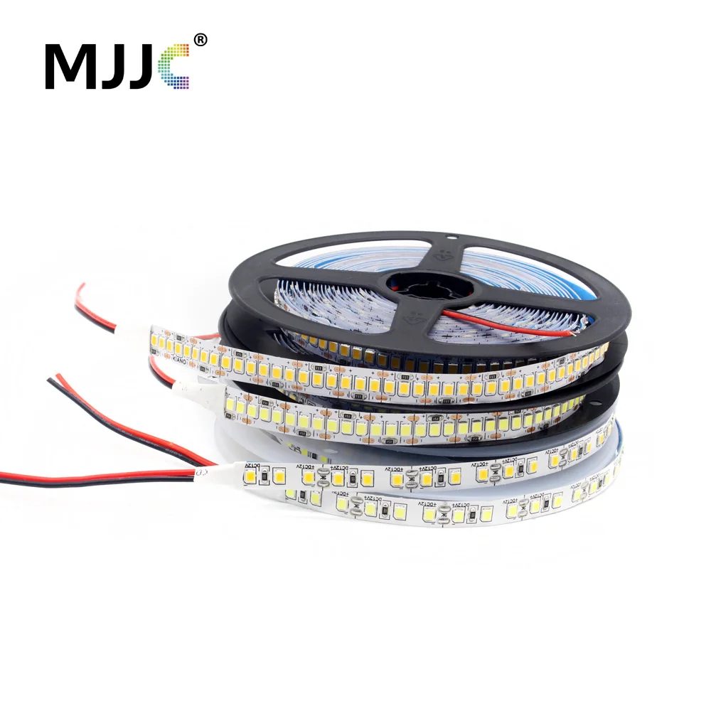 12V LED 스트립 SMD 2835 1M 2M 3M 4M 5M LED 스트라이프 테이프 빛 120LED/M 240LED/M 따뜻한 흰색 유연한 스트립 리본 홈 장식 조명