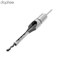 Dophee 1/4 "(6,35 мм) HSS квадратное отверстие увидел древесины бурения долбежные долбежный зубило сверло бит Мощность инструменты для