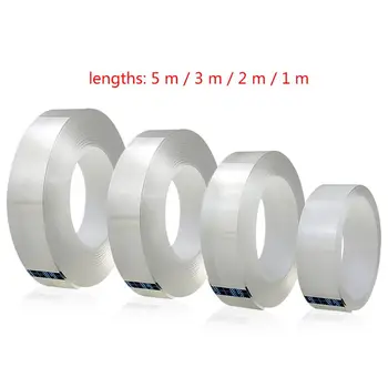 

Reusable Transparent Double-sided Tape Can Washed Acrylic Fixing Tape Nano tape No Trace Magic Car Double-sided Tape