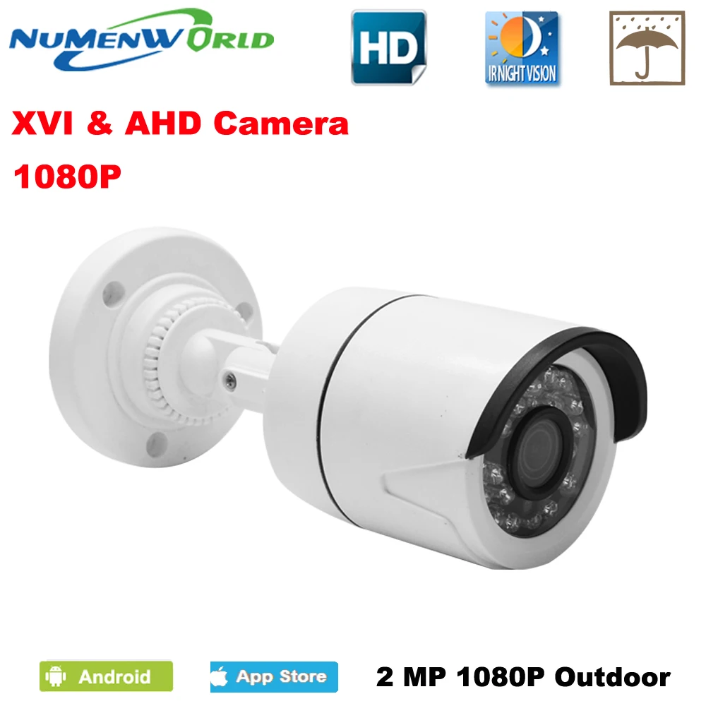 CCTV XVI/AHD 2.0MP 1080P HD Security Camera with IR-CUT 24 IR LEDs Night Vision Analog camera for home use indoor/outdoor CCTV XVI/AHD 2.0MP 1080P HD Security Camera with IR-CUT 24 IR LEDs Night Vision Analog camera for home use indoor/outdoor