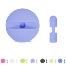 Цветной мягкий силиконовый держатель с рукояткой для Apple Pencil для iPad совместимая мягкость умеренная красочная мягкая