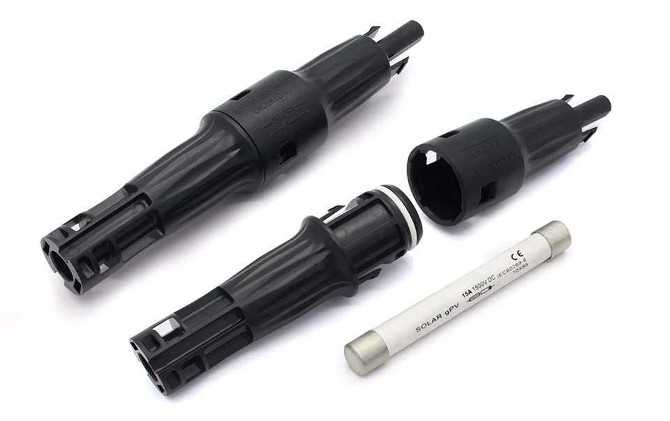 Fio para Feminino Lote 10*85mm Fusível In-line Conector 15a mp 1500 v dc Titular Solares pv 50 Pçs - 1500vdc 5 High Quality Renovação da Casa
