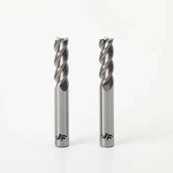 

D2*6*D4*50mmx3T Solid Carbide 3 Flutes Endmill for Aluminium, Metric, HRC45 , Overall Length 50mm, ALN-JF3F