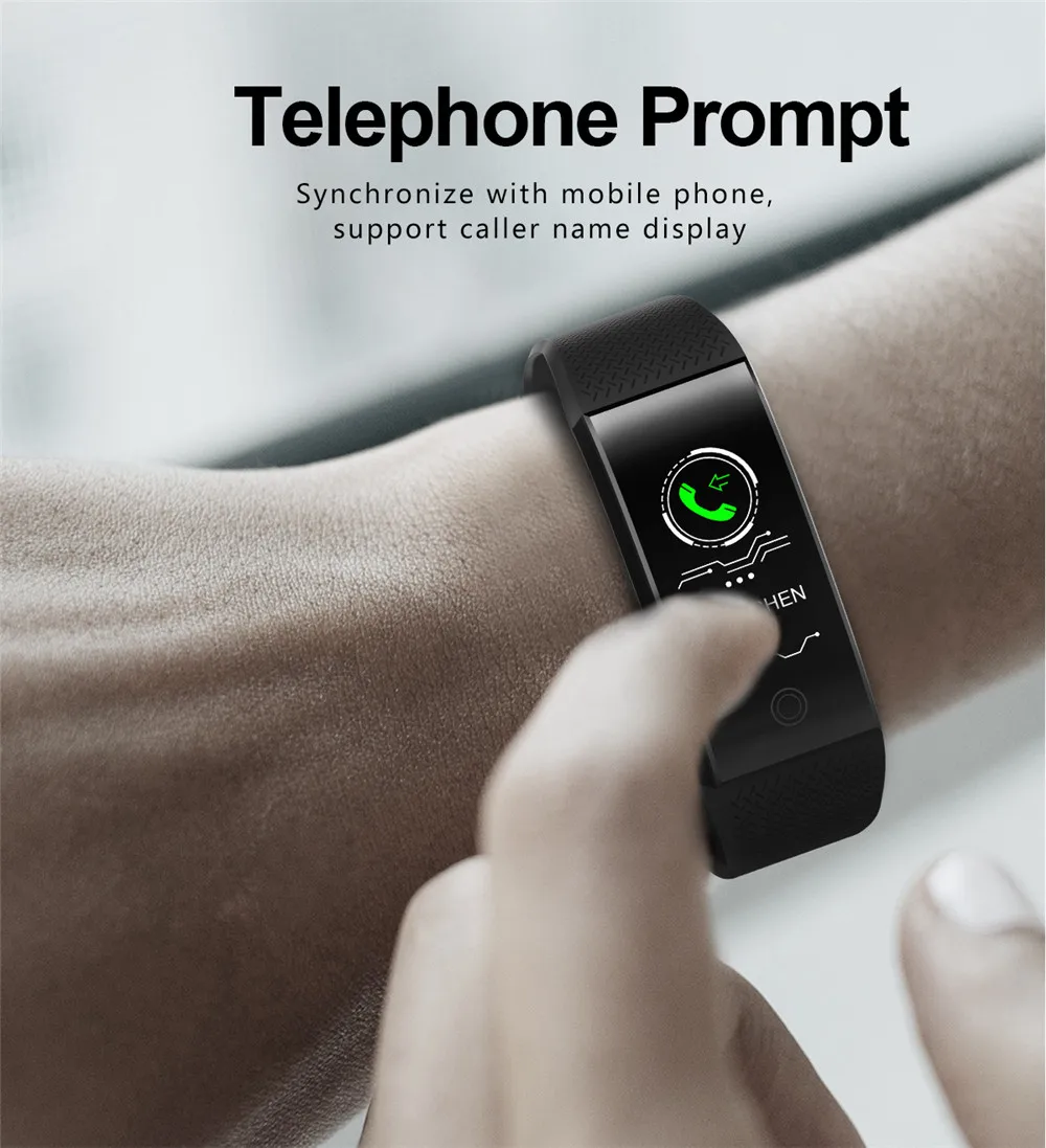Esportes de Fitness Rastreador Bluetooth Smartwatch.