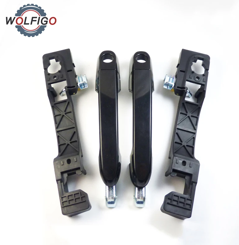 Ручка дверная WOLFIGO черная для Hyundai Accent 2006 2010 826501E000 826601E000 836501E000|Внешние дверные