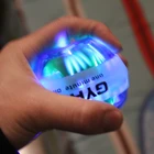 Полностью автоматический Forceball Gyroscope Gyro Power Wrist Ball Упражнение LED + Speed Meter Сч ①