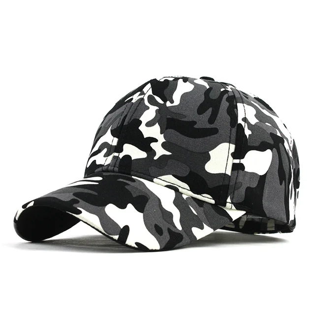 snow camo cap