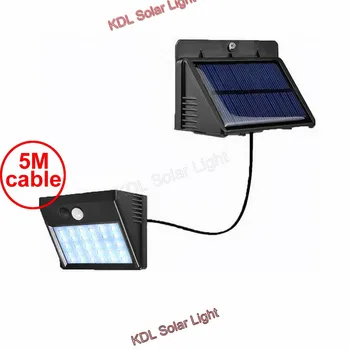

30 LEDs Solar Powered Lights Outdoor Wireless Motion Sensor Lighting Security Waterproof Wall Spotlights Street Pathway