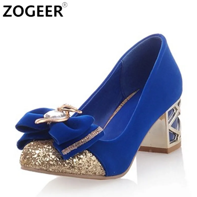

2018 Summer Spring Women Pumps Round toe Medium Heels bow color block decoration cute Sweet Casual Women Shoes Free Shipping