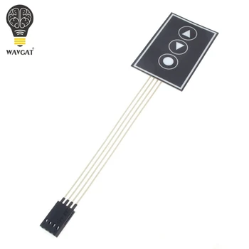 

WAVGAT 1x3 Matrix Array Membrane Switch Monitor Switch Matrix keyboard Membrane keypad Control panel 1*3 36*55MM