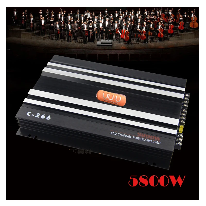 POWERFUL car amplifier ,class AB 4 channel car  subwoofer amplifier