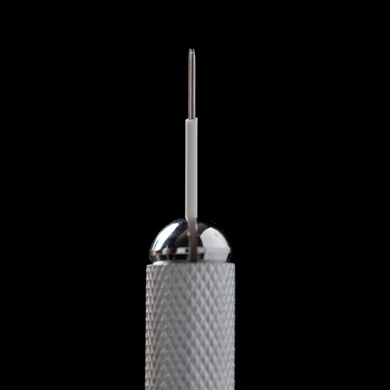 

200 pcs r5 Bevel Pin for Manual Microblading Pen Permanent Makeup Fog Needles 3D Eyebrow White Round Tattoo Microblades Eyebrow