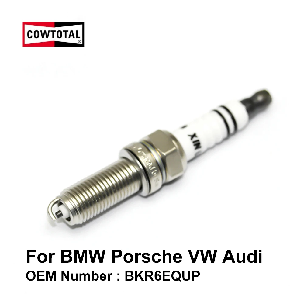 COWTOTAL Platinum Spark Plug for BMW 1 3 5 Series X3 X5 Z4 OE BKR6EQUP