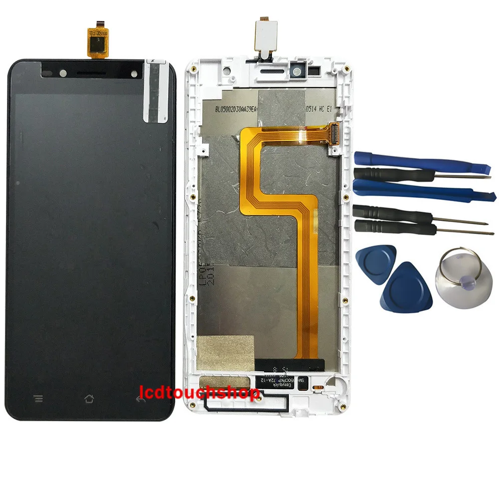

New For Siswoo Touch Screen 2HMC310026A0 With LCD Display SM-050CPKP572A-12 With Frame Digitizer Assembly Replacement With Tools