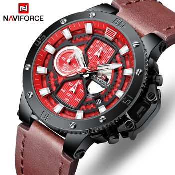

NAVIFORCE Watch Top Brand Man Watches Chronograph Sport Waterproof Clock Man Watches Military Luxury Men's Analog Quartz Watch