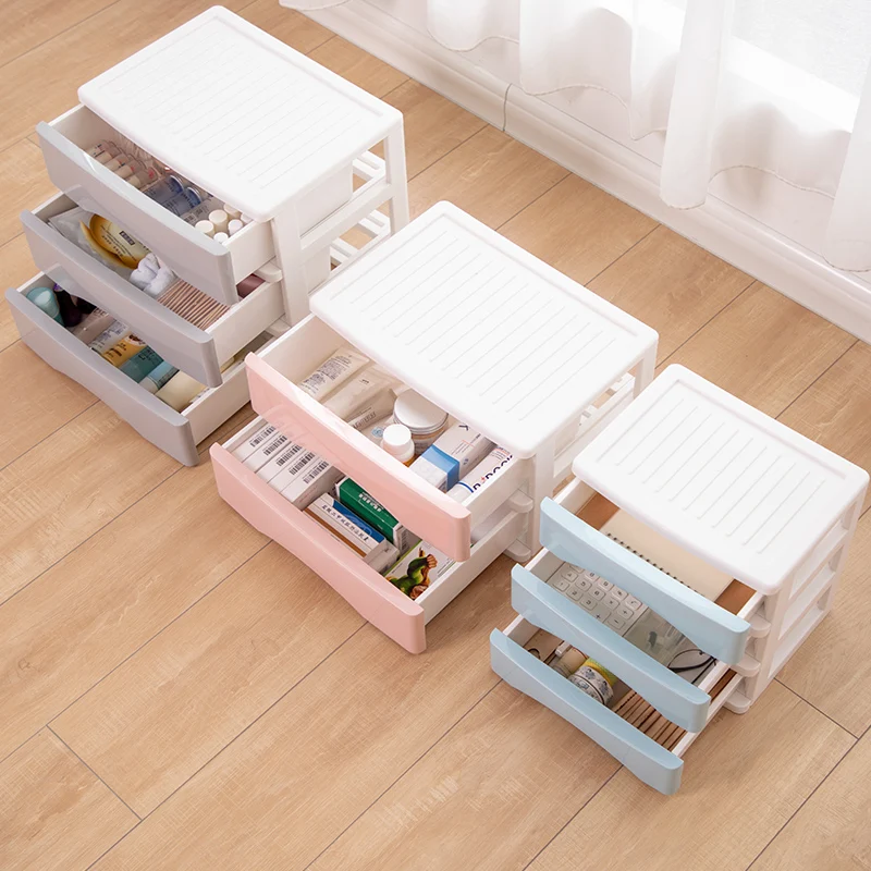 Plastic Pen Office Storage Box Multi-layer Cabinet Rack Makeup Cosmetic Medicine Sundries Drawer Bill A4 Articles Organizer