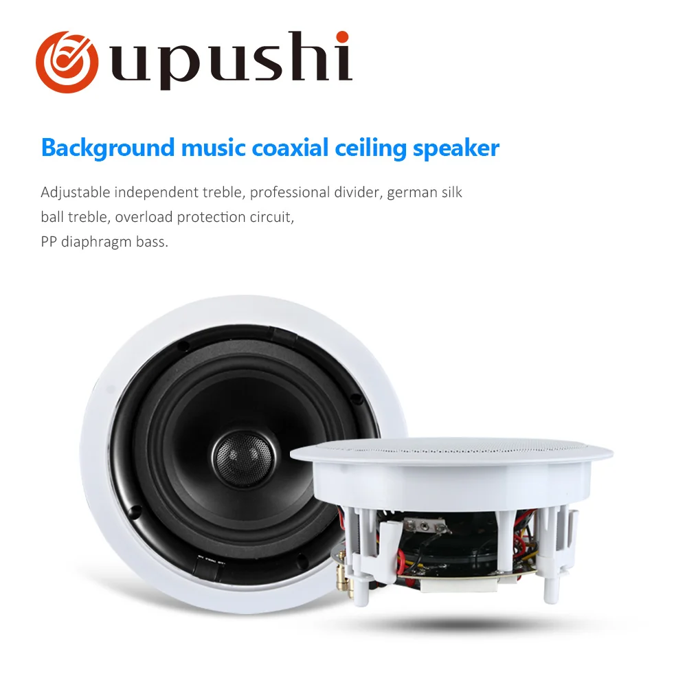 Us 79 0 Professional Karaoke Hifi Ceiling Speaker With Great Sound Quality Bass Coxial Wall Speakers In Public Address System Installation Sound
