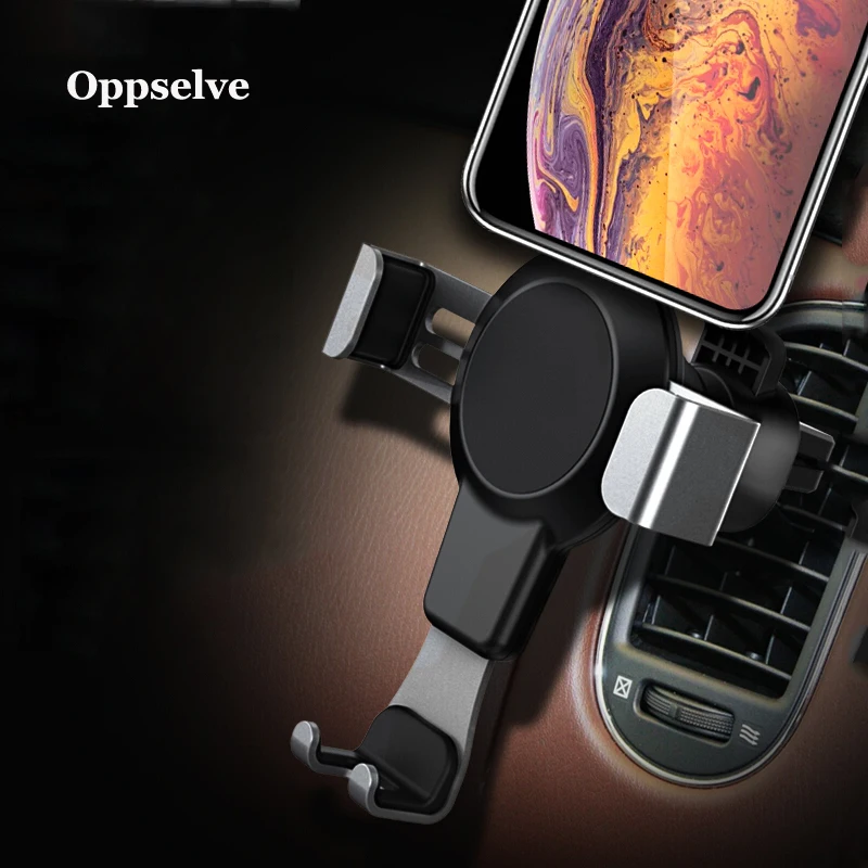 

Oppselve Universal Car Phone Holder For iPhone XR XS Max X Samsung Huawei Car Air Vent Mount Holder Gravity Mobile Phone Holder