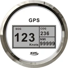 KUS 85 мм Цифровой GPS Спидометр прибор для измерения скорости 12 В/24 В для автомобиля грузовика трактора(км/ч, mph