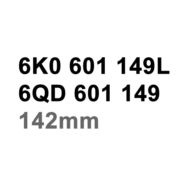 

Front 140mm Back Clip - 50mm For Mk four 2002-2008 Part NO 6K0601149L 6QD601149 6QD 601 149
