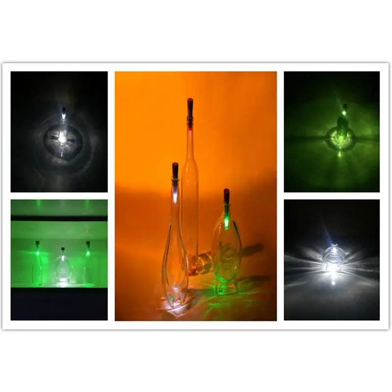 Adeeing, волшебный пробковый светодиодный светильник в форме ночи, пробка для бутылки вина, пробка, лампа, перезаряжаемая через USB, романтические светильники-пробка вечерние, Декор