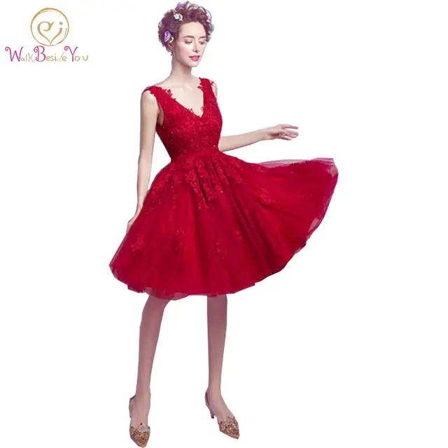 Borgogna Vestito Reali Da Rosso Immagini Merletto 100 Cocktail Del xfPIYS