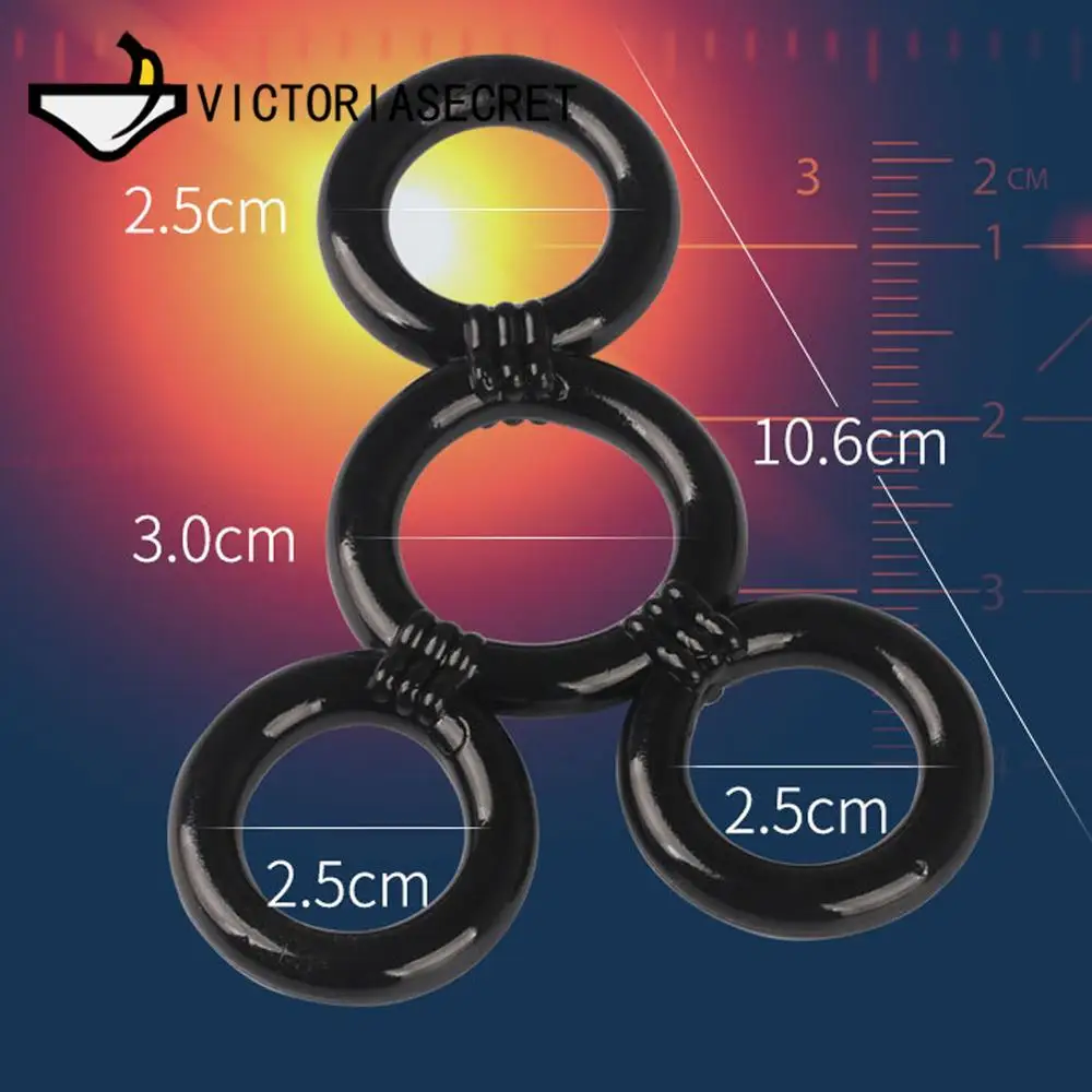 Erotic Goods Penis Dick Ring Sleeve Extension Condom Adult Sex Shop Erotic Toy Condom For Men Sex Toy Dildo Cock Ring