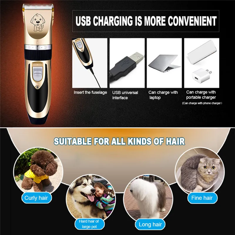 Машинка для стрижки кошек и собак электрическая машинка домашних животных
