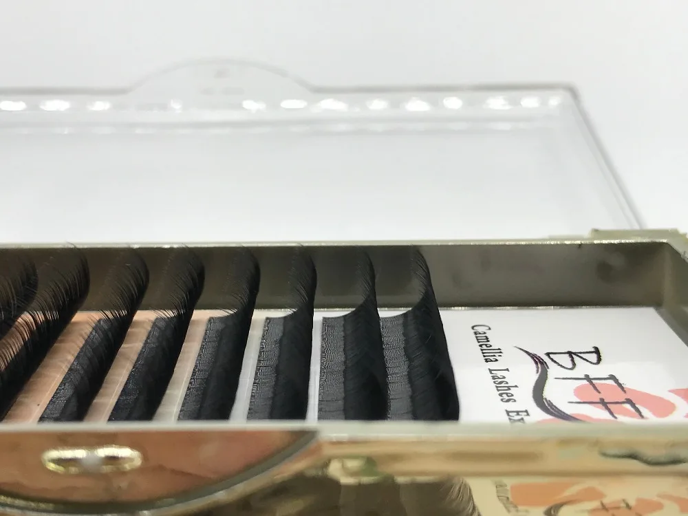 BFF Brand Eyelash Extensions individual eyelashes 3D-6D 0.07 Mixed Length in One Lash Strip,Camellia Eyelash, Pandora Eyelashes