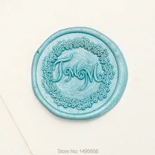 Индивидуальные инициалы печать воска, инициалы воска свадебного приглашения печать, персонализировать Начальная восковая печать, обволакивает печать