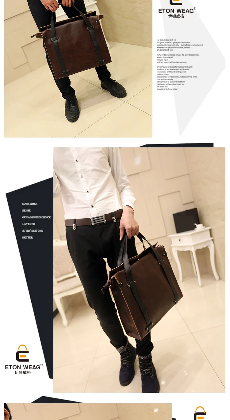 Han edition, мужские сумки, кожаные мужские сумки, сумка в старинном стиле, мужская сумка через плечо, деловая сумка