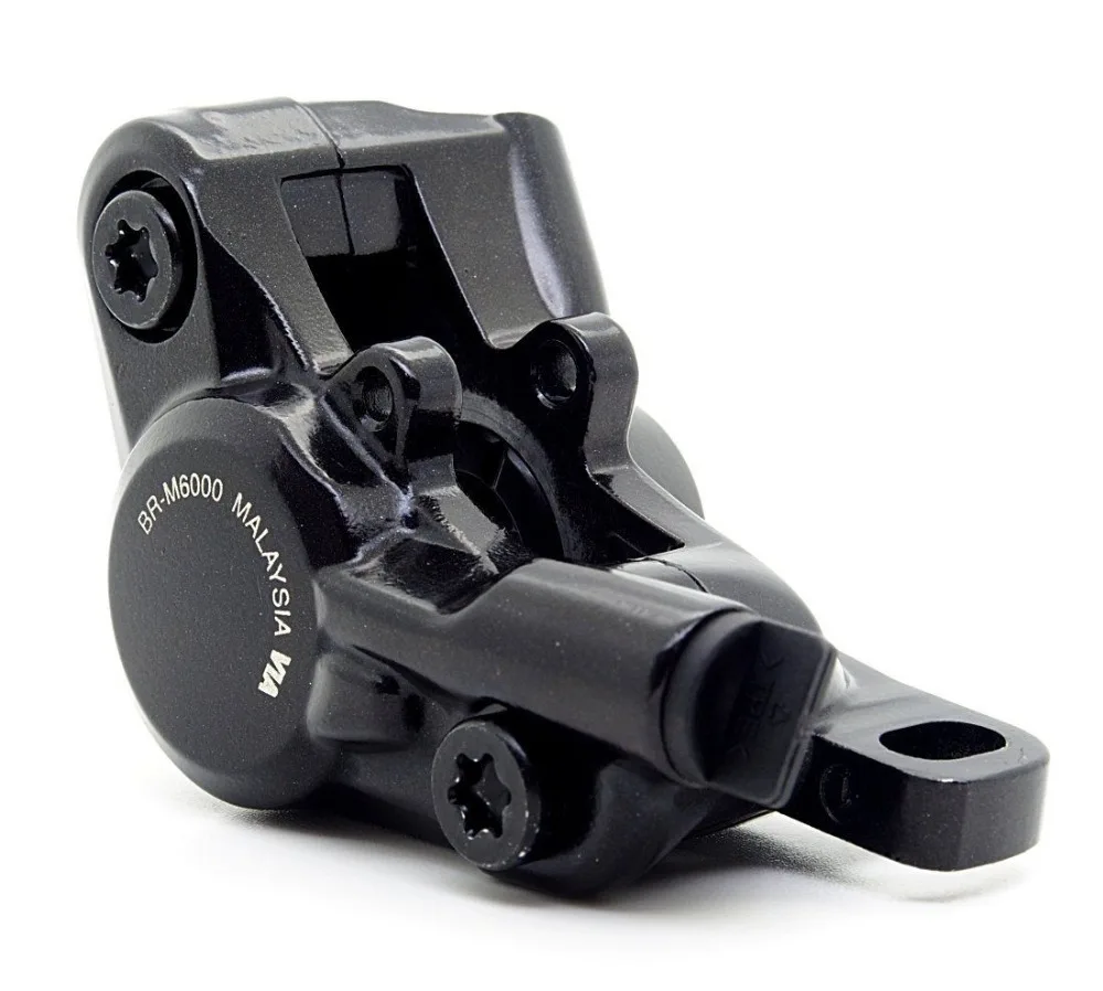 Оригинальный Shimano Deore велосипедный BR M6000 дисковый тормозной суппорт с полимерными