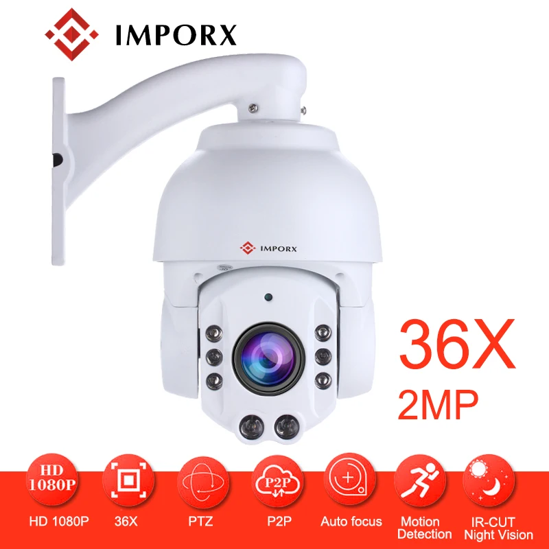

Full HD 1080P Mini PTZ IP Camera 2MP Small 36X Zoom Mini Speed Dome IP Camera Waterproof P2P H.264 CCTV Security IP Camera