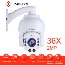 Full HD 1080P Mini PTZ IP Camera 2MP Small 36X Zoom Mini Speed Dome IP Camera Waterproof P2P H.264 CCTV Security IP Camera